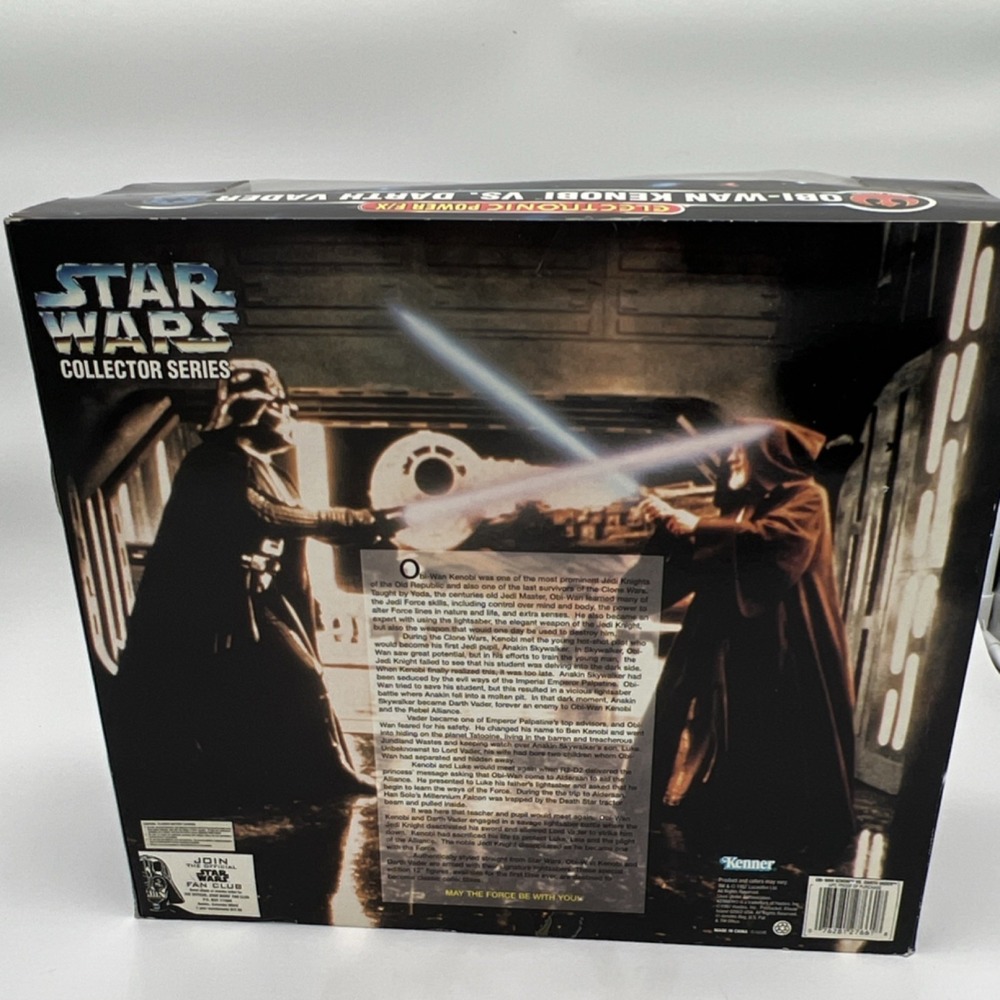 Star Wars Kenner Collector Series Power F/X Obi-Wan Kenobi vs. Darth Vader